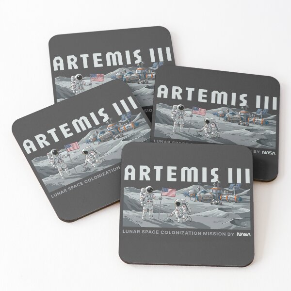 Item preview, Artemis III #02 Lunar Space Colonization NASA Mission Art Artemis 3 designed and sold by KiwiRider.