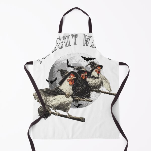 Item preview, Tonight We Fly Funny Chicken Witches Halloween designed and sold by podphanvu.