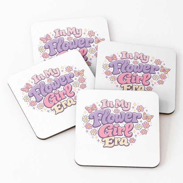 Item preview, In My Flower Girl Era - Cute Pastel Floral Aesthetic - Retro Wedding Party Art designed and sold by JLMWorks.