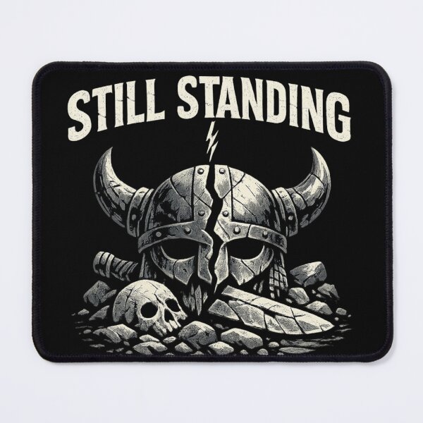 Item preview, Still Standing - Cracked Viking Helmet | Mythborn Saga Echoes of the Fallen designed and sold by Mythborn Saga.