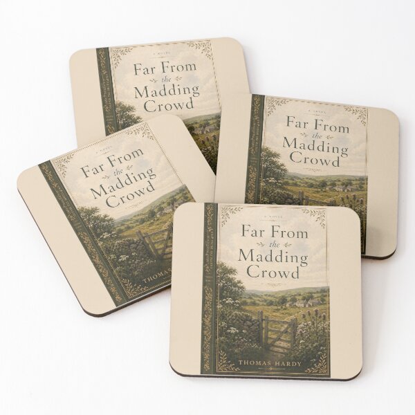 Item preview, Far from the Madding Crowd Vintage Book Cover Art Print | Thomas Hardy Literary Wall Art designed and sold by Grand Illusions.
