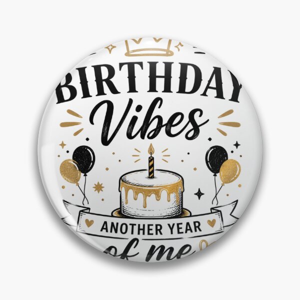 Item preview, birthday vibes designed and sold by BadrStyling.