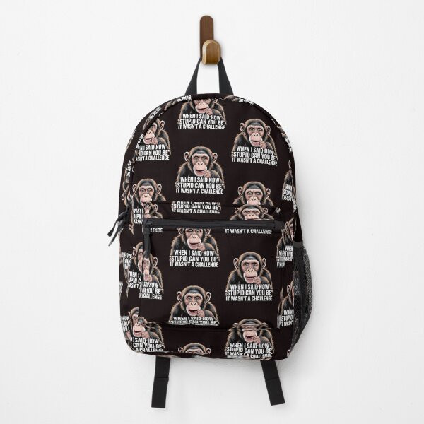Item preview, When I Said How Stupid Can You Be – Ironic Sarcastic Saying Monkey designed and sold by Redgiant87x.