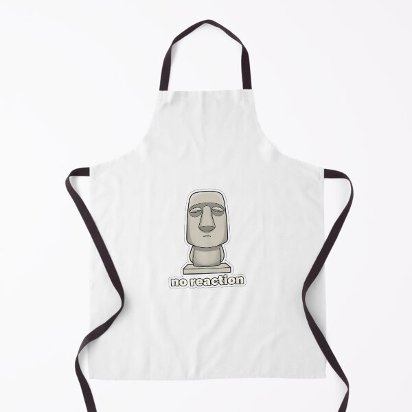 Item preview, No Reaction Moai Relatable Mood Design designed and sold by TiredSociety.