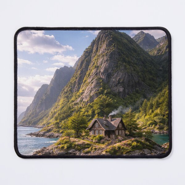 Item preview, Serene House between Mountains and Water designed and sold by JuViRo.