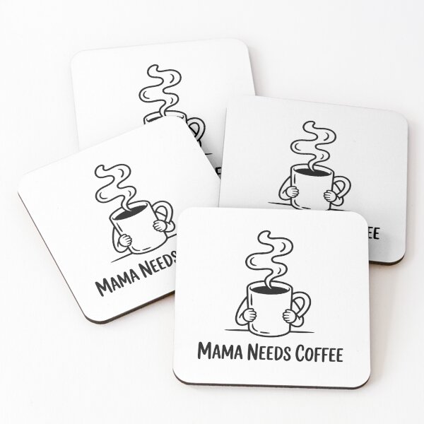 Item preview, Mama Needs Coffee Cute Coffee Mug Funny Mom Life Caffeine Design designed and sold by ArcticFoxStudio.