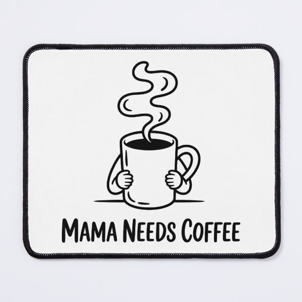 Item preview, Mama Needs Coffee Cute Coffee Mug Funny Mom Life Caffeine Design designed and sold by ArcticFoxStudio.