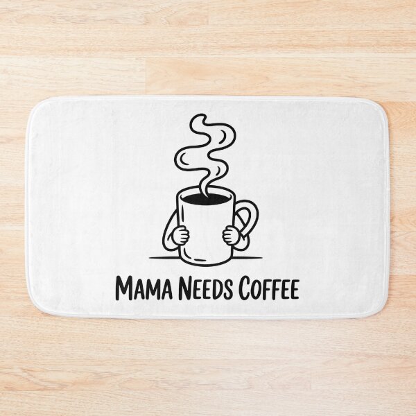 Item preview, Mama Needs Coffee Cute Coffee Mug Funny Mom Life Caffeine Design designed and sold by ArcticFoxStudio.