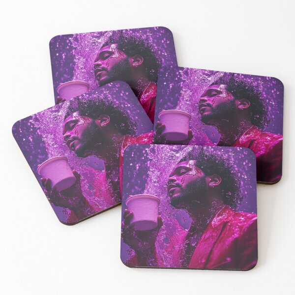 Item preview, The Weeknd Purple Drink Pop Culture Art designed and sold by WockWave.