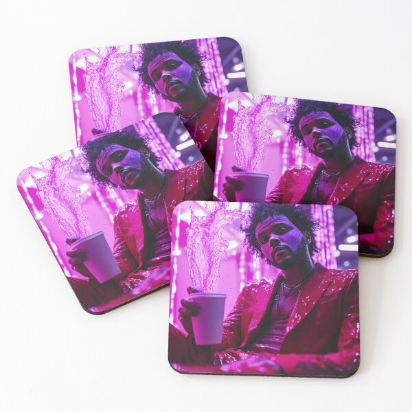 Item preview, The Weeknd Purple Chemical Splash Art designed and sold by WockWave.
