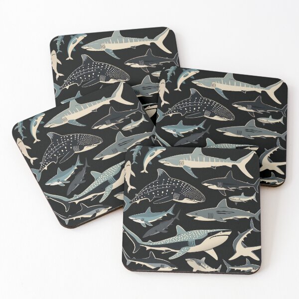 Item preview, Sharks pattern designed and sold by xiao xuans.