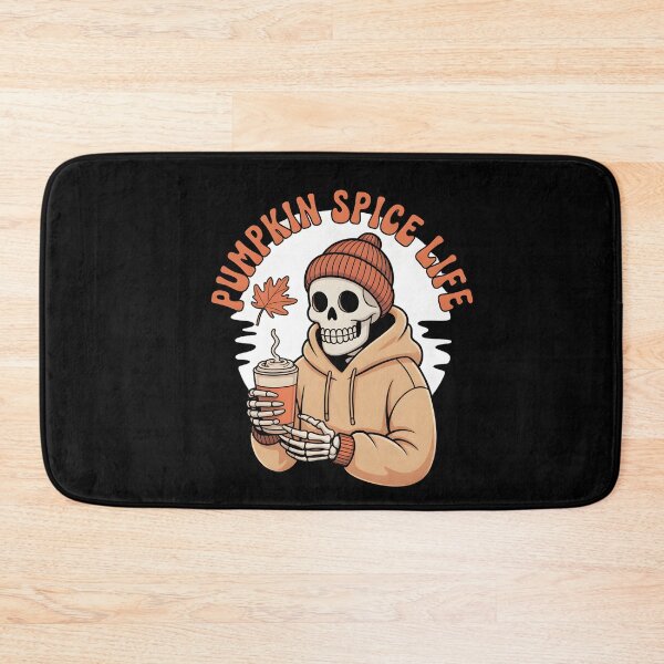 Item preview, Pumpkin Spice Life Skeleton T-Shirt | Cozy Fall Skeleton Coffee Graphic Tee designed and sold by Raw Tigers.