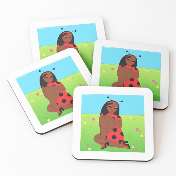 Item preview, Ladybug Pinup Girl Illustration designed and sold by brianarells.