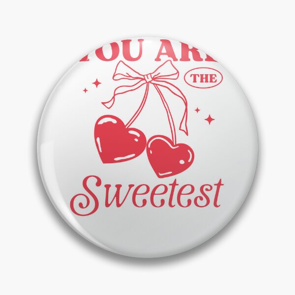 Item preview, You Are The Sweetest Heart Shaped Cherry Bow designed and sold by krystalRomanart.