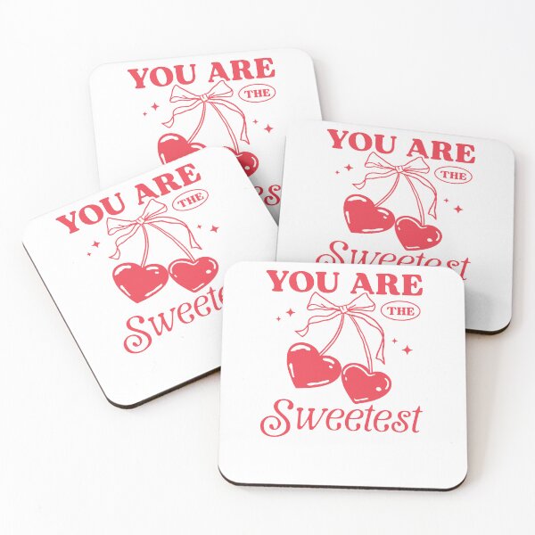 Item preview, You Are The Sweetest Heart Shaped Cherry Bow designed and sold by krystalRomanart.