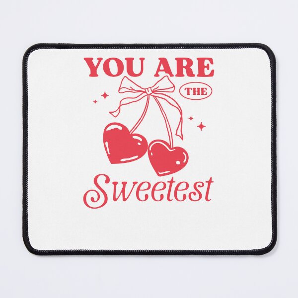 Item preview, You Are The Sweetest Heart Shaped Cherry Bow designed and sold by krystalRomanart.