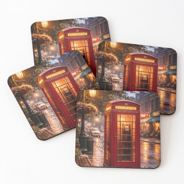 Item preview, Red Telephone Box in London designed and sold by JuViRo.