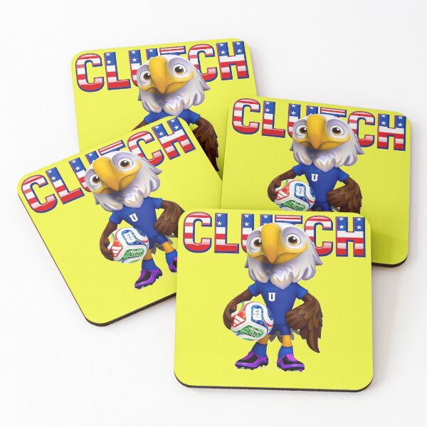 Item preview, 2026 USA Soccer Mascot –  Clutch the Bald Eagle designed and sold by Abeshinobi.