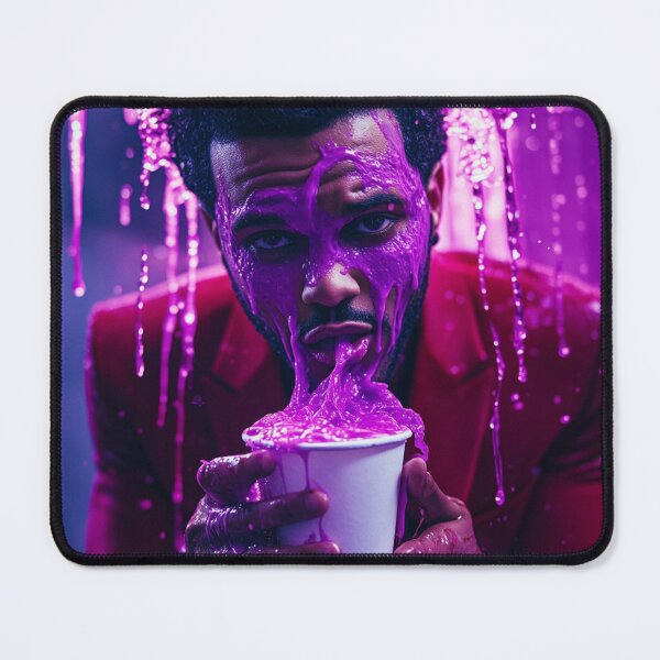 Item preview, The Weeknd Purple Splash Pop Art designed and sold by WockWave.