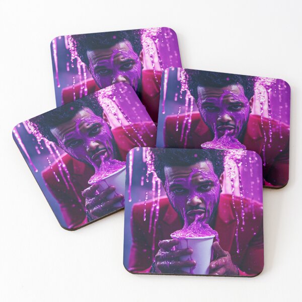 Item preview, The Weeknd Purple Splash Pop Art designed and sold by WockWave.