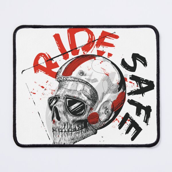 Item preview, Ride Safe Skull - Vintage Motorcycle Biker Graphic designed and sold by dpk-padhiyar.