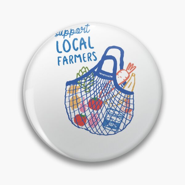 Item preview, Support Local Farmers Net Grocery Bag Fresh Produce designed and sold by krystalRomanart.