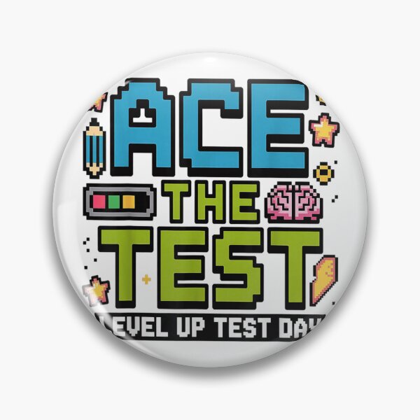 Item preview, Ace The Test Level Up Test Day Retro Pixel Art Gaming designed and sold by RuperDelois.