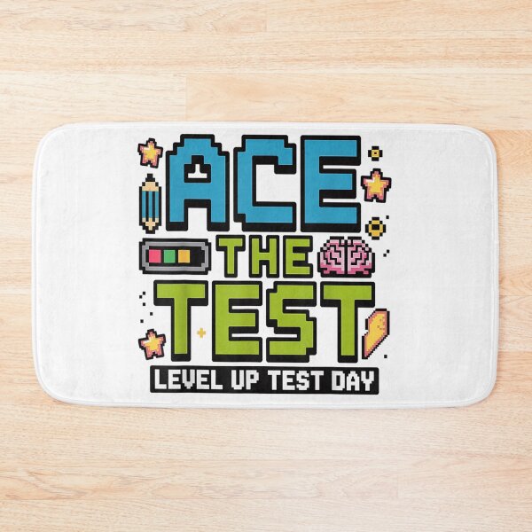 Item preview, Ace The Test Level Up Test Day Retro Pixel Art Gaming designed and sold by RuperDelois.
