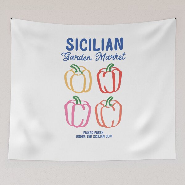 Item preview, Sicilian Garden Market Picked Fresh Under The Sicilian designed and sold by krystalRomanart.