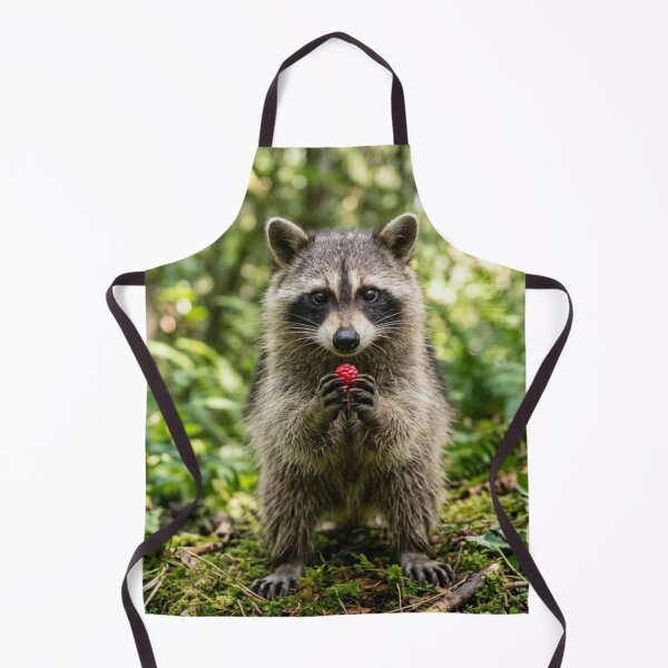 Item preview, Raccoon holding a berry designed and sold by Malisa345.