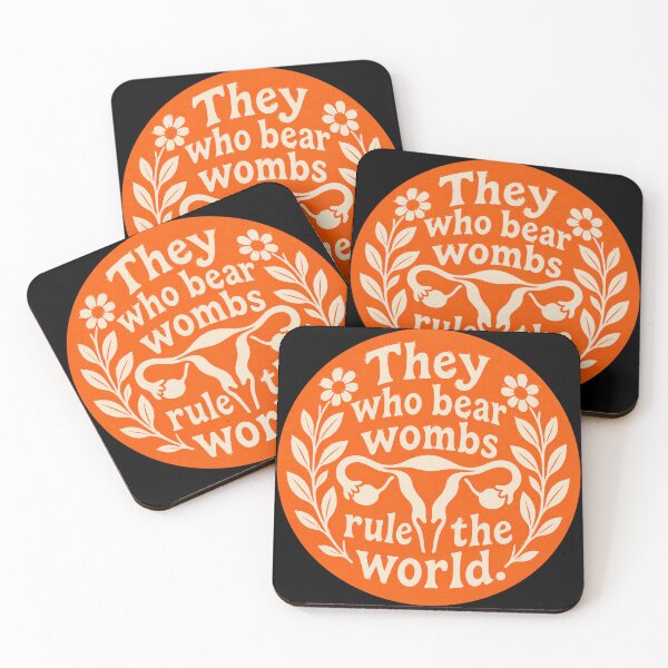 Item preview, They Who Bear Wombs Rule The World | Retro Feminist Art designed and sold by Jennifer Chiera.