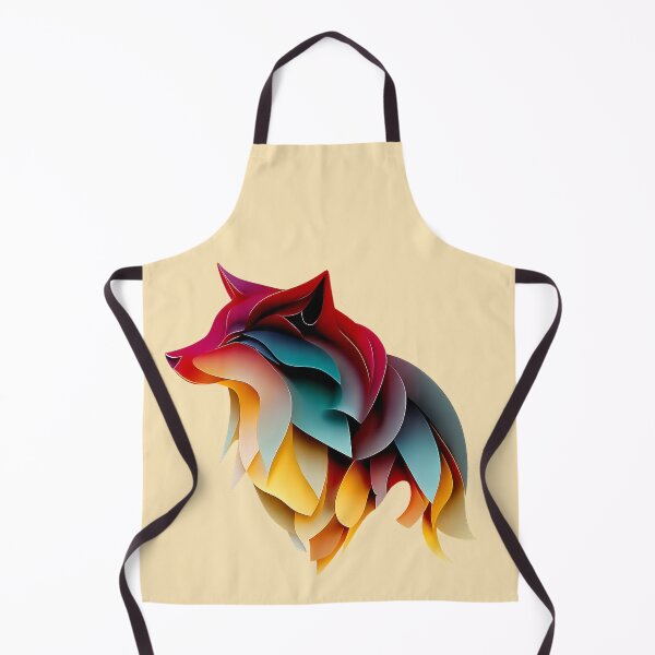 Item preview, Layered Fox – Vibrant Nature‑Inspired Abstract Art designed and sold by The Digital Compass.
