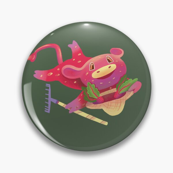 Item preview, Cute Radish Cow Garden Club Illustration designed and sold by FaliushART.
