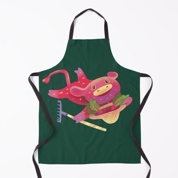 Item preview, Cute Radish Cow Garden Club Illustration designed and sold by FaliushART.