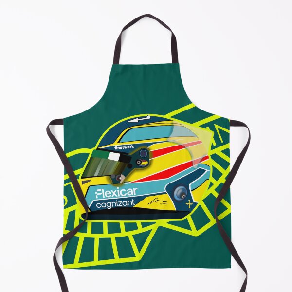 Item preview, Fernando Alonso 14 F1 2026 Helmet Design designed and sold by Pink Polar F1.