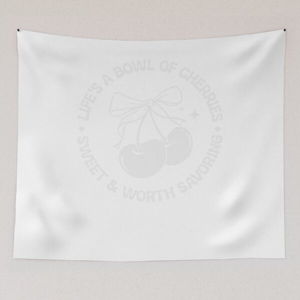 Item preview, Life’s A Bowl Of Cherries Sweet And Worth Savoring designed and sold by krystalRomanart.
