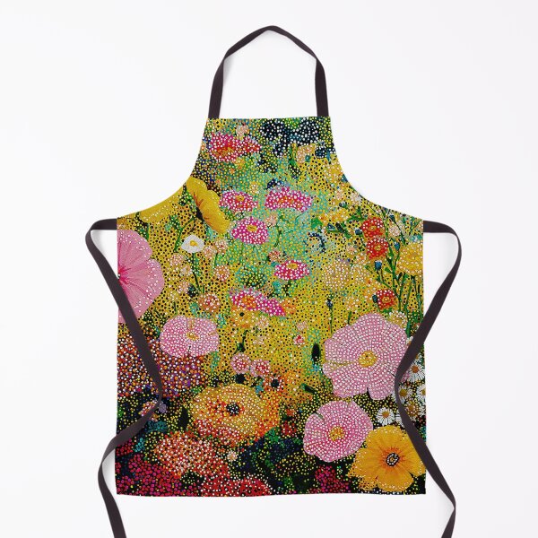 Artikelvorschau, Gelber und rosa blühender Wildblumengarten entworfen und verkauft von Neika Shimm Designs.
