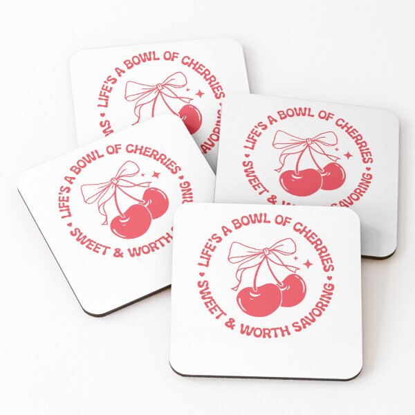 Item preview, Life’s A Bowl Of Cherries Sweet And Worth Savoring designed and sold by krystalRomanart.
