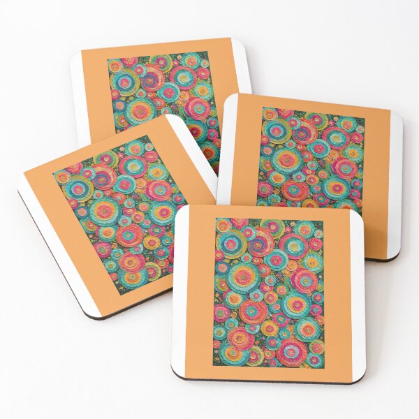 Item preview, orange circles  designed and sold by Christina Lumenara.