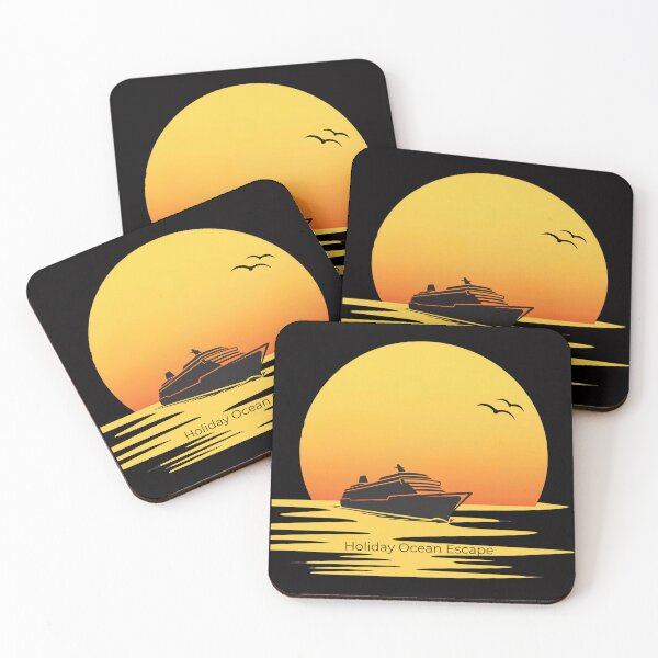Item preview, Solis Atlantic Lines – Minimalist Cruise Ship Sunset Aesthetic Art. Holiday Ocean Escape. designed and sold by MojNetSerwis WWK.