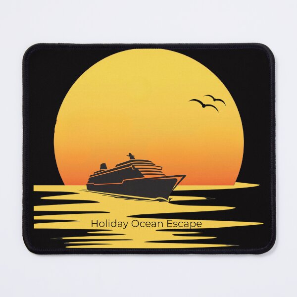 Item preview, Solis Atlantic Lines – Minimalist Cruise Ship Sunset Aesthetic Art. Holiday Ocean Escape. designed and sold by MojNetSerwis WWK.