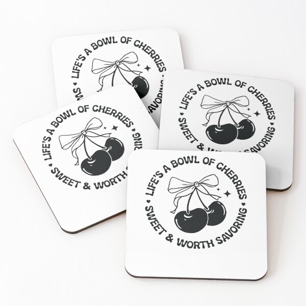 Item preview, Life’s A Bowl Of Cherries Sweet And Worth Savoring designed and sold by krystalRomanart.
