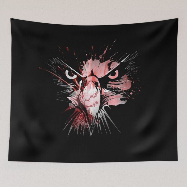 Item preview, Abstract Eagle Face Paint Splatter Streetwear Design designed and sold by StyleBloomes.