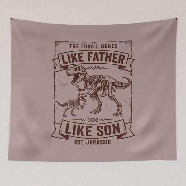 Item preview, Skeleton Dino - Like Father Like Son Funny Fossil DNA Matching Dad designed and sold by Im-Ara.