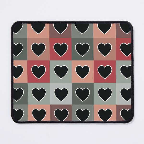 Item preview, Rainbow hearts patchwork in gray designed and sold by uunaa.