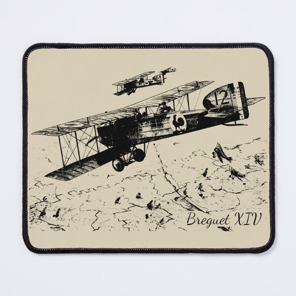 Item preview, Breguet XIV WW1 French Bomber Aircraft Illustration designed and sold by MilitaryMart.