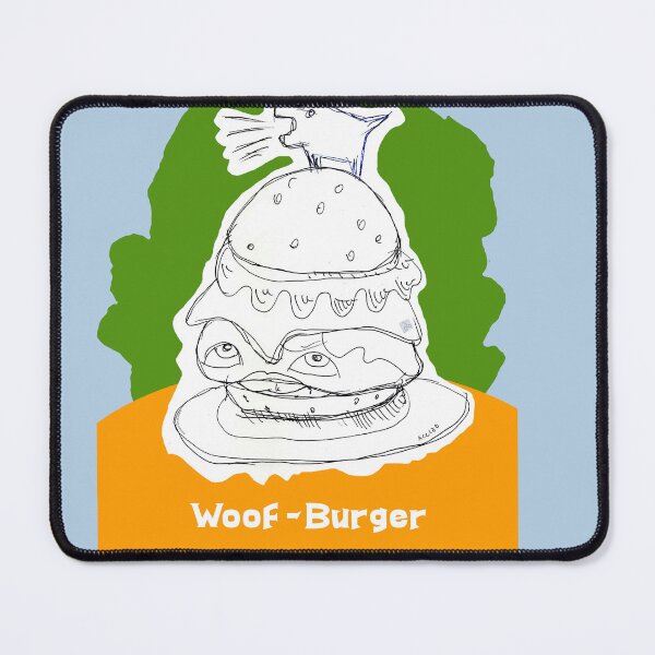 Item preview, Woof-Burger (Drawing by ACCI) designed and sold by VanyssaGraphics.