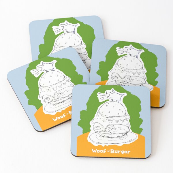 Item preview, Woof-Burger (Drawing by ACCI) designed and sold by VanyssaGraphics.