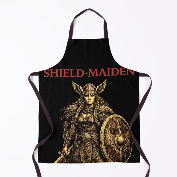 Item preview, Viking Shield Maiden Norse Warrior Art designed and sold by Retr0Tshirts.
