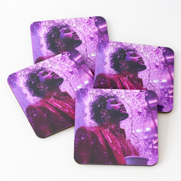 Item preview, The Weeknd Purple Splash Pop Art designed and sold by WockWave.